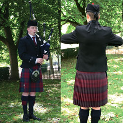 Naill DN0B Bagpipes with nickle slides